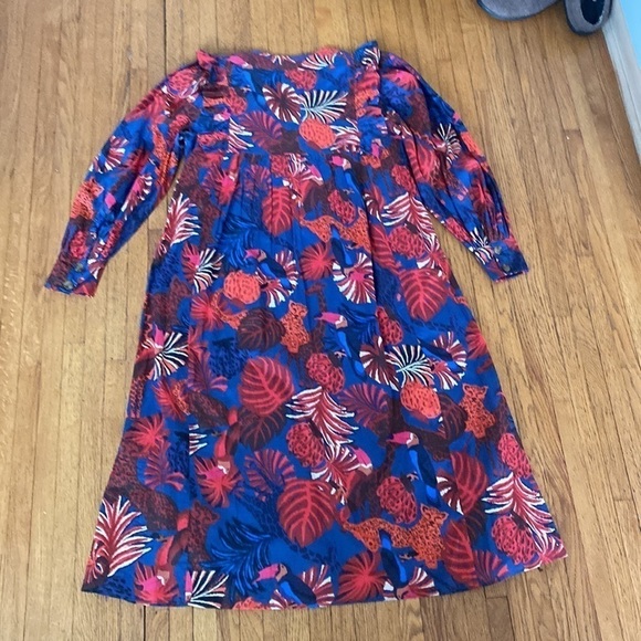 Farm Rio Animals Tapestry Midi  Dress - Picture 10 of 11